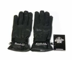 Thunderbike Handschuhe Retro, Schwarz