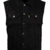 Motorcycle Storehouse Denim Weste Schwarz