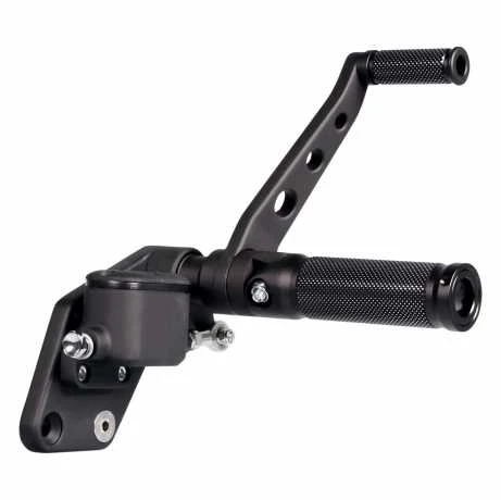 Fußrastenanlage Base Satin Schwarz Cut 2 Fußrastenanlage Base Satin Schwarz Cut – Bild 2