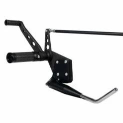 Fußrastenanlage Base Satin Schwarz Cut 5 Fußrastenanlage Base Satin Schwarz Cut -Thunderbike 31 71 230 21