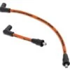 Harley Davidson Screamin Eagle 10mm Phat Zündkerzenkabel Set Orange