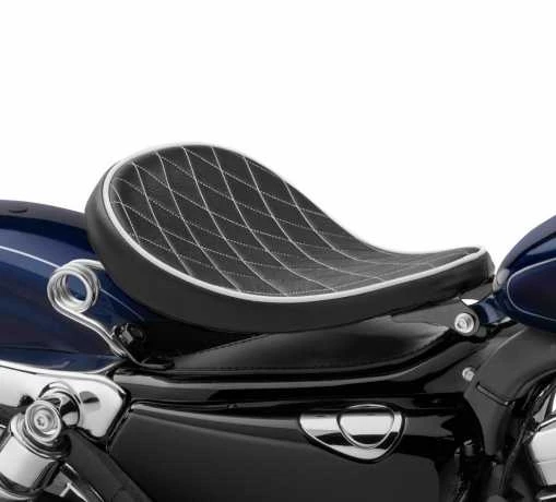 Harley Davidson Solo Federsattel Black Diamond 10.5" 4 Harley Davidson Solo Federsattel Black Diamond 10.5" â Bild 4