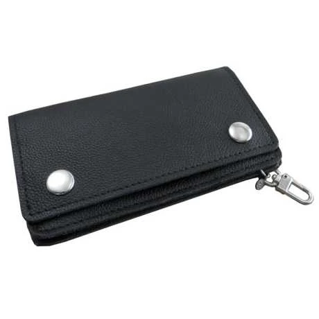 Amigaz Soft Leder Biker Geldbörse Schwarz 1 Amigaz Soft Leder Biker Geldbörse Schwarz