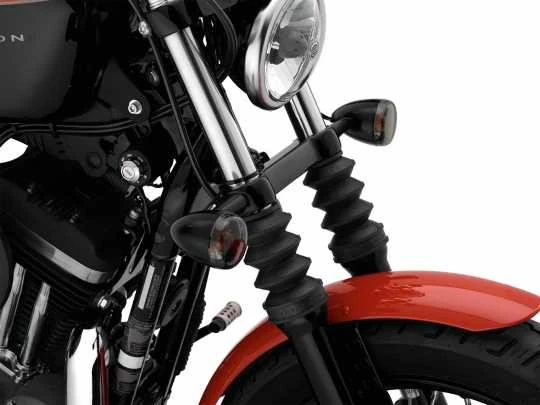 Harley Davidson Blinkerverlegung Vorn Schwarz 2 Harley Davidson Blinkerverlegung Vorn Schwarz – Bild 2