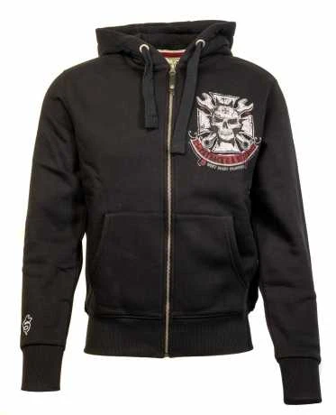 West Coast Choppers Mechanic Zip Hoodie Schwarz 1 West Coast Choppers Mechanic Zip Hoodie Schwarz