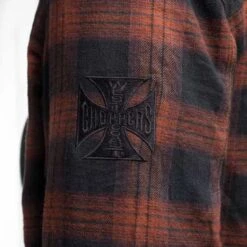 West Coast Choppers Austin Motorrad Hemd Rot/schwarz -Thunderbike 923404v 41