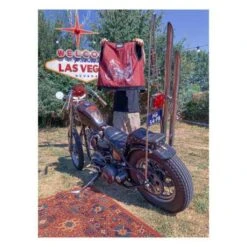 13 1/2 Rain Splitter Denim Weste Schwarz -Thunderbike 937670bk1