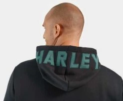 Harley-Davidson Zip Hoodie Bar & Shield Revolution Schwarz -Thunderbike 96534 23vm 41