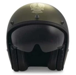 Harley-Davidson Jethelm Surplus X14 Matt Grün -Thunderbike 97208 22ex 4