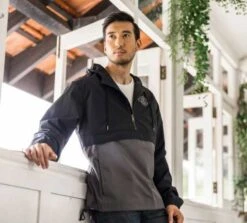 Harley-Davidson Essential Colorblock Anorak Schwarz/grau -Thunderbike 97441 23vm 41