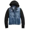 Harley-Davidson Damen Jeansjacke Zip-Off