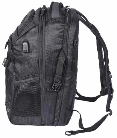 Harley Davidson Renegade II USB Rucksack Schwarz 3 Harley Davidson Renegade II USB Rucksack Schwarz – Bild 3