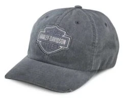 Harley-Davidson Baseball Cap Frayed Tonal, Grau