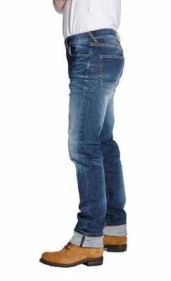 Rokker Biker Jeans Iron Selvage Blau -Thunderbike rok1050v 33